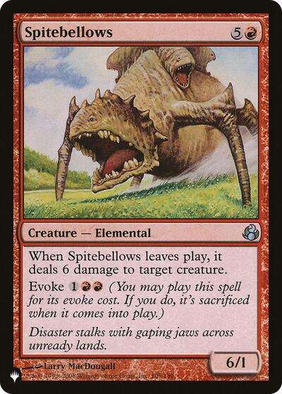 Spitebellows (The List) Near Mint