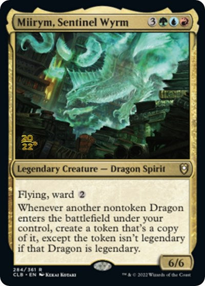 Miirym, Sentinel Wyrm (Promos: Prerelease Cards) Light Play Foil