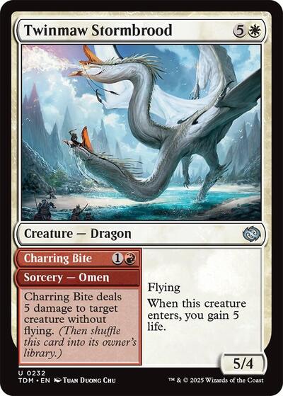 Twinmaw Stormbrood (Tarkir: Dragonstorm) Near Mint Foil