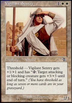 Vigilant Sentry (Judgment) Light Play Foil
