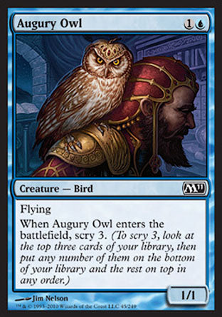 Augury Owl (Magic 2011 Core Set) Light Play