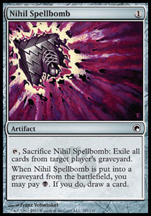 Nihil Spellbomb (Scars of Mirrodin) Near Mint