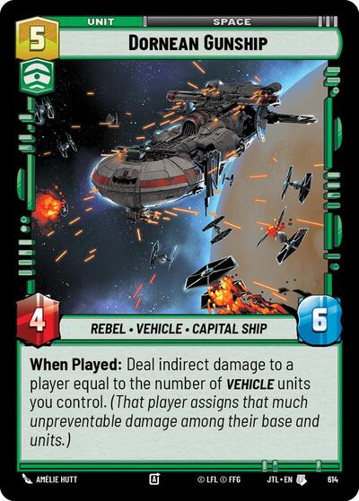 Dornean Gunship (Foil) (Jump to Lightspeed) Near Mint Foil