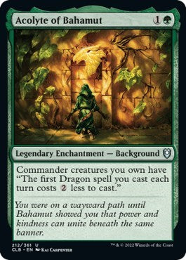 Acolyte of Bahamut (Commander Legends: Battle for Baldur's Gate) Medium Play Foil