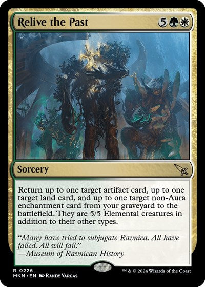 Relive the Past (Murders at Karlov Manor) Light Play Foil