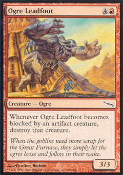 Ogre Leadfoot (Mirrodin) Light Play
