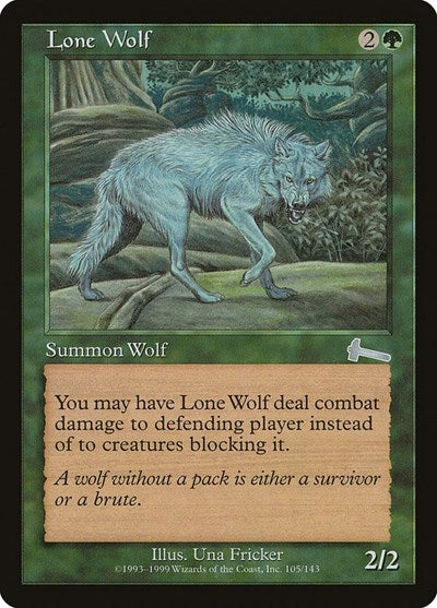 Lone Wolf (Urza's Legacy) Medium Play