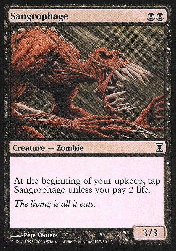Sangrophage (Time Spiral) Medium Play