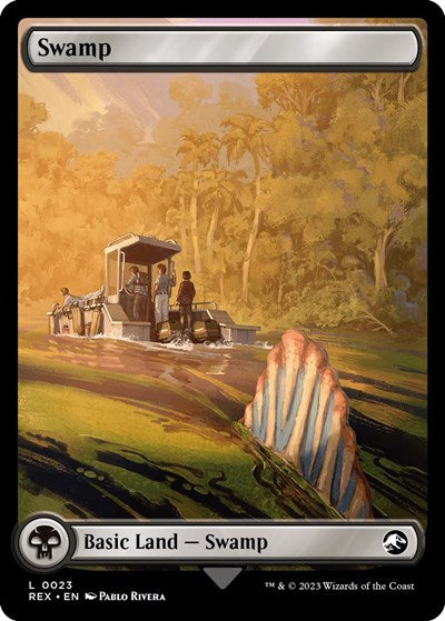 Swamp (Universes Beyond: Jurassic World Collection) Light Play Foil