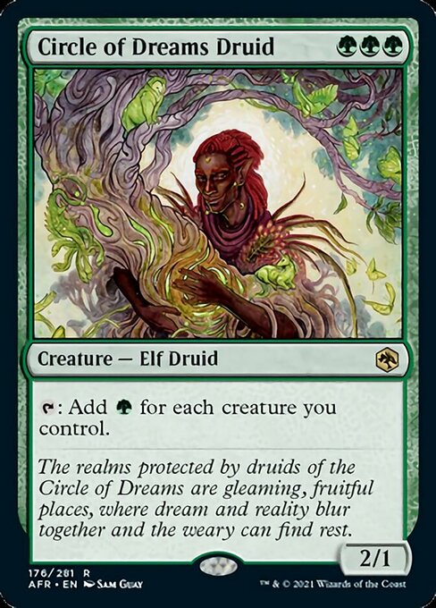 Circle of Dreams Druid (Adventures in the Forgotten Realms) Medium Play Foil