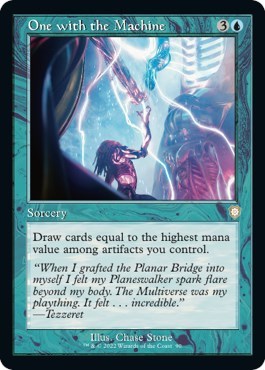 One with the Machine (Commander: The Brothers' War) Light Play