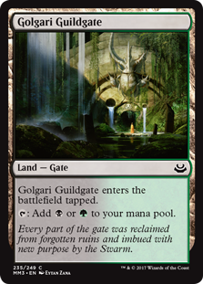 Golgari Guildgate (Modern Masters 2017) Light Play