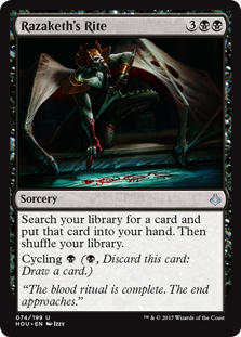 Razaketh's Rite (Hour of Devastation) Near Mint Foil