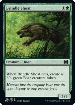 Brindle Shoat (Double Masters 2022) Light Play Foil