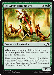 Lys Alana Huntmaster (Duel Decks Anthology: Elves vs Goblins) Medium Play