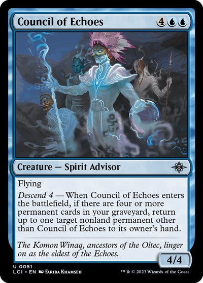Council of Echoes (The Lost Caverns of Ixalan) Light Play Foil