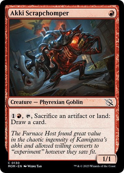 Akki Scrapchomper (March of the Machine) Light Play Foil