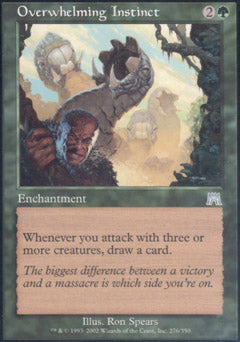 Overwhelming Instinct (Onslaught) Near Mint