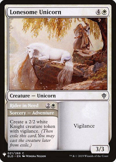 Lonesome Unicorn // Rider in Need (Mystery Booster) Near Mint