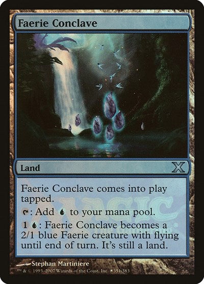 Faerie Conclave (Promos: WPN and Gateway) Heavy Play Foil
