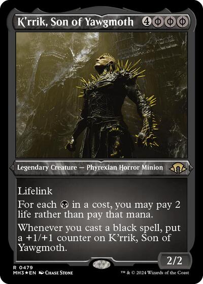 K'rrik, Son of Yawgmoth (Foil Etched) (Modern Horizons 3) Near Mint Foil