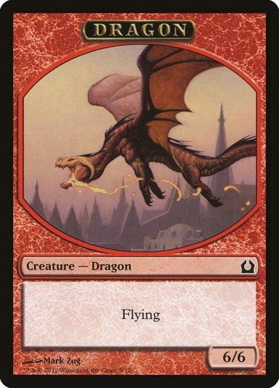 Dragon Token (Return to Ravnica) Medium Play