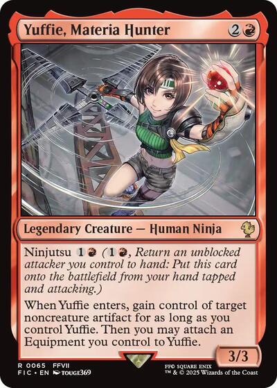 Yuffie, Materia Hunter (Surge Foil) (Commander: FINAL FANTASY) Near Mint Foil