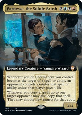 Parnesse, the Subtle Brush (Extended Art) (Commander: Streets of New Capenna) Near Mint