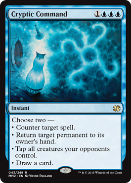 Cryptic Command (Modern Masters 2015) Heavy Play Foil