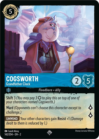 Cogsworth - Grandfather Clock (Rise of the Floodborn) Near Mint Cold Foil