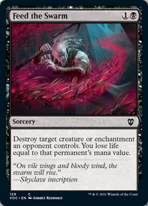 Feed the Swarm (Commander 2021 Crimson Vow) Near Mint