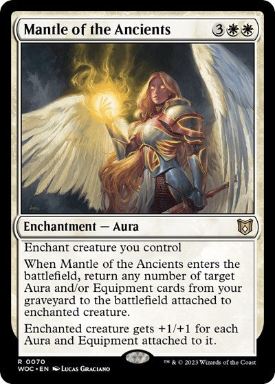 Mantle of the Ancients (Commander: Wilds of Eldraine) Light Play