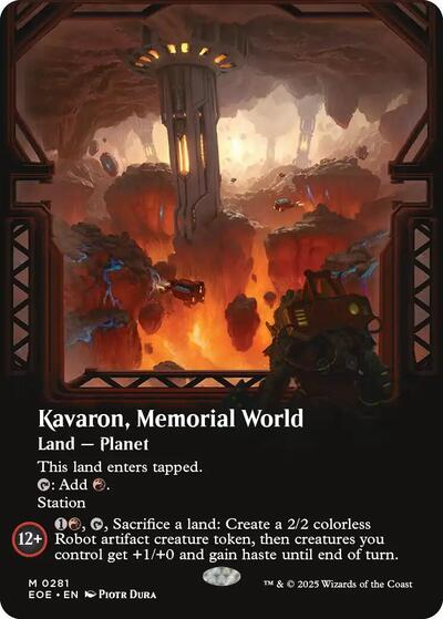 Kavaron  Memorial World  Borderless|1|0|0.00