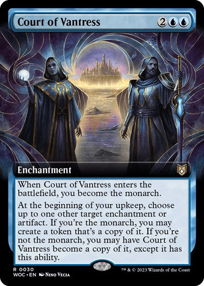 Court of Vantress (Extended Art) (Commander: Wilds of Eldraine) Near Mint