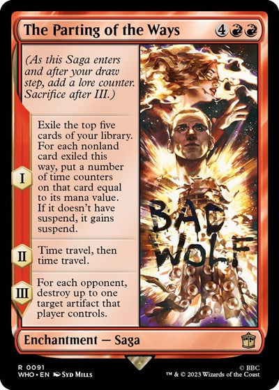 The Parting of the Ways (Universes Beyond: Doctor Who) Light Play Foil