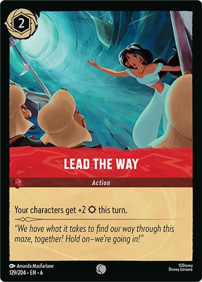 Lead the Way (Azurite Sea) Near Mint Cold Foil