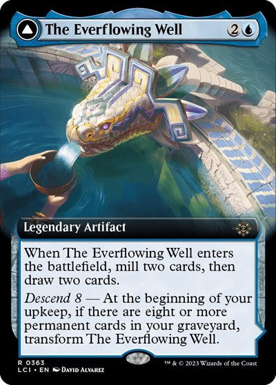 The Everflowing Well (Extended Art) (The Lost Caverns of Ixalan) Light Play Foil