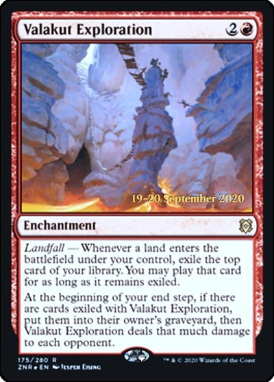 Valakut Exploration (Promos: Prerelease Cards) Light Play Foil