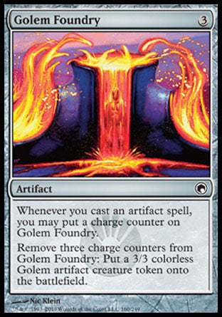 Golem Foundry (Scars of Mirrodin) Medium Play