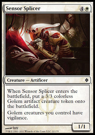 Sensor Splicer (New Phyrexia) Heavy Play