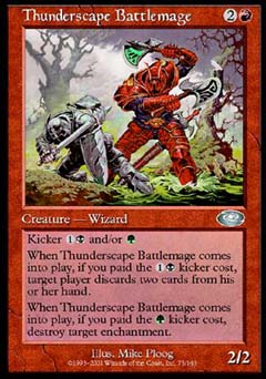 Thunderscape Battlemage (Planeshift) Medium Play Foil
