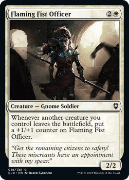 Flaming Fist Officer (Commander Legends: Battle for Baldur's Gate) Light Play