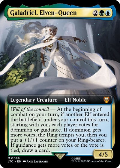 Galadriel, Elven-Queen (Extended Art) (Commander: The Lord of the Rings: Tales of Middle-earth) Light Play