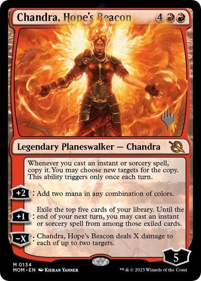 Chandra, Hope's Beacon (Promo Pack: March of the Machine) Light Play Foil