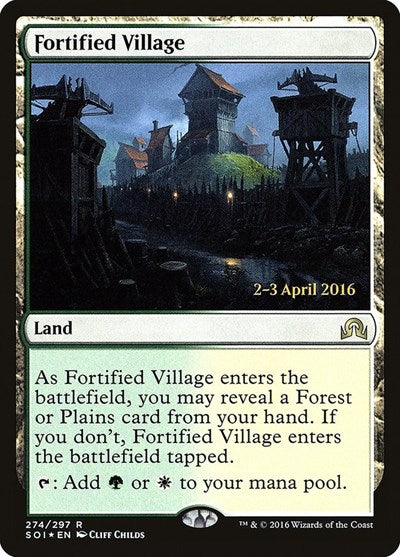 Fortified Village (Promos: Prerelease Cards) Light Play Foil