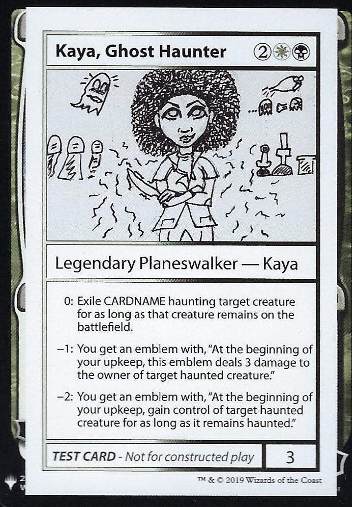 Kaya, Ghost Haunter (Mystery Booster Test Print) Light Play