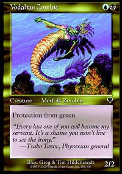 Vodalian Zombie (Invasion) Medium Play Foil