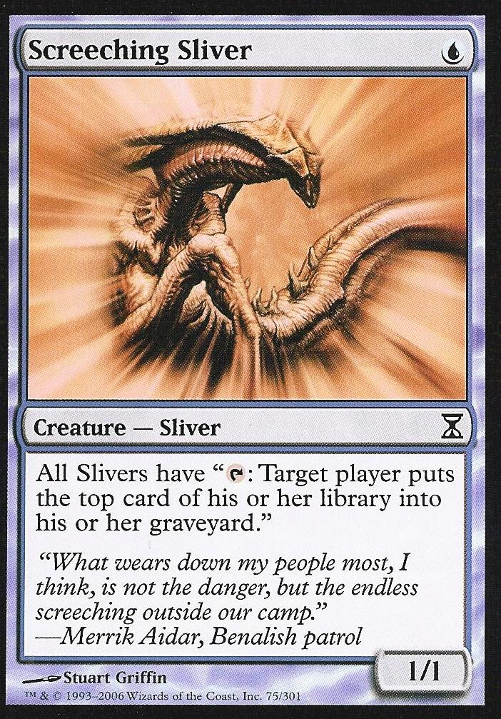 Screeching Sliver (Time Spiral) Medium Play