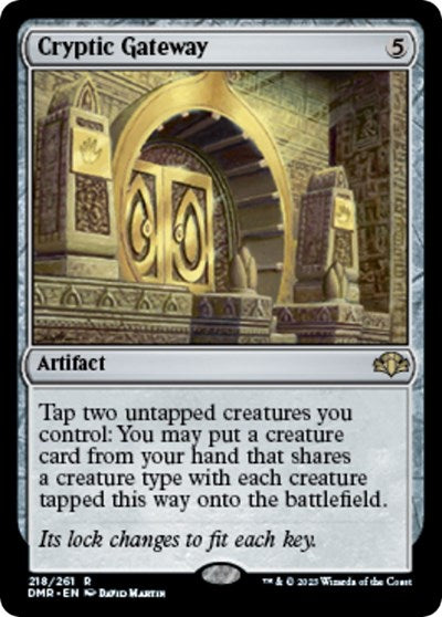 Cryptic Gateway (Dominaria Remastered) Near Mint Foil