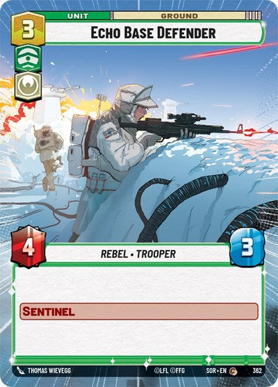 Echo Base Defender (Hyperspace) (Spark of Rebellion) Near Mint